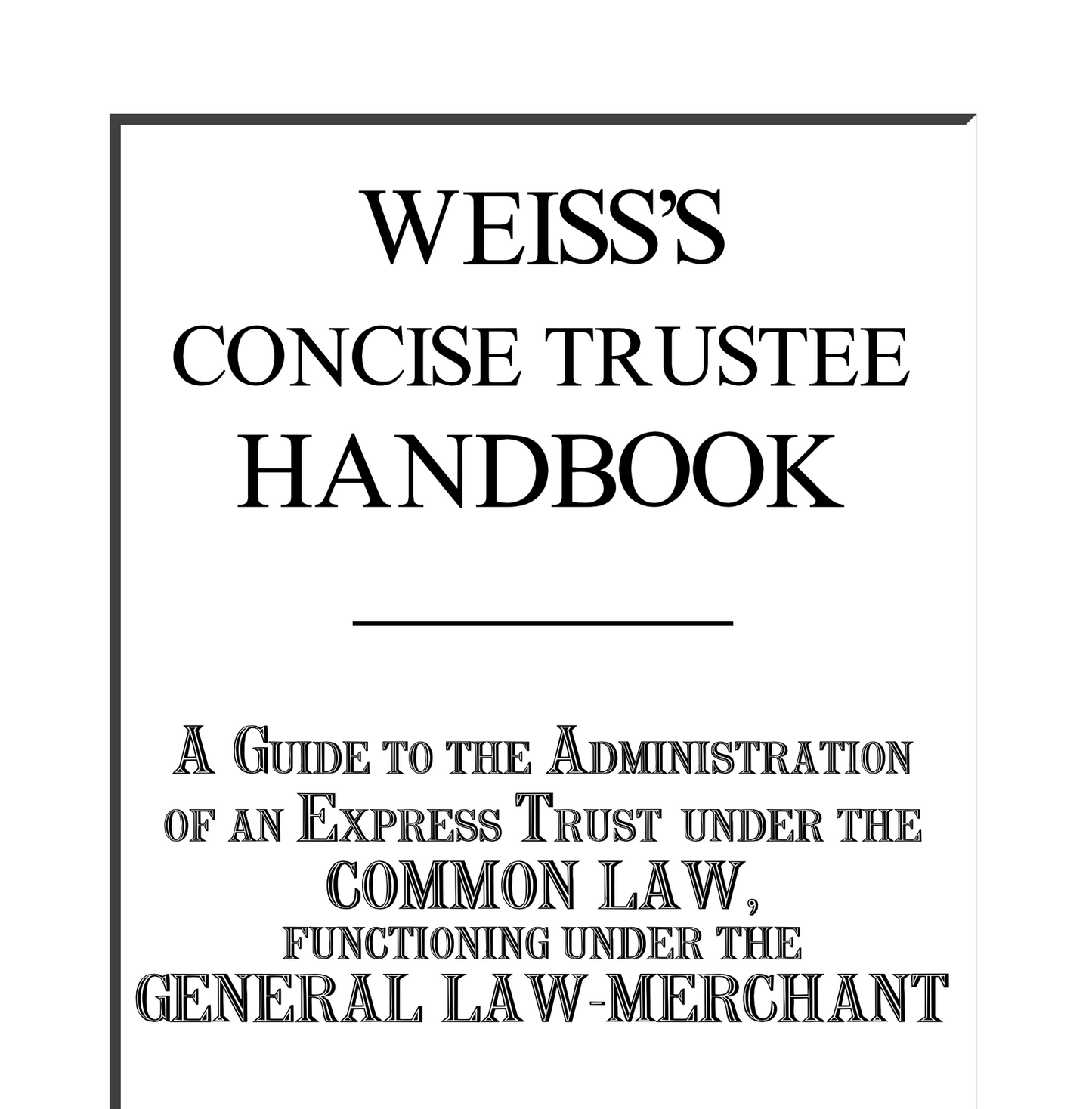 Concise Trustee Handbook