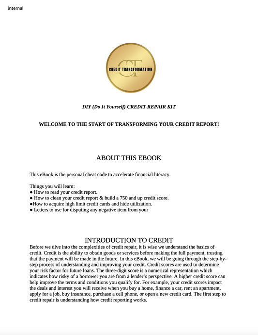 Credit Transformation Guide